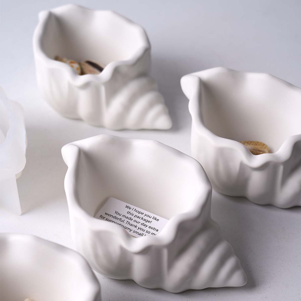 Potsticker Mold - Schelp Kaars Pot Siliconen Mal DIY