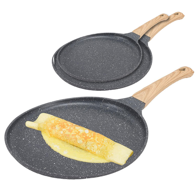 Mini Pancake Griddle - Keramische Coating Eierpannenkoek Bakplaat Pan 20/24/28