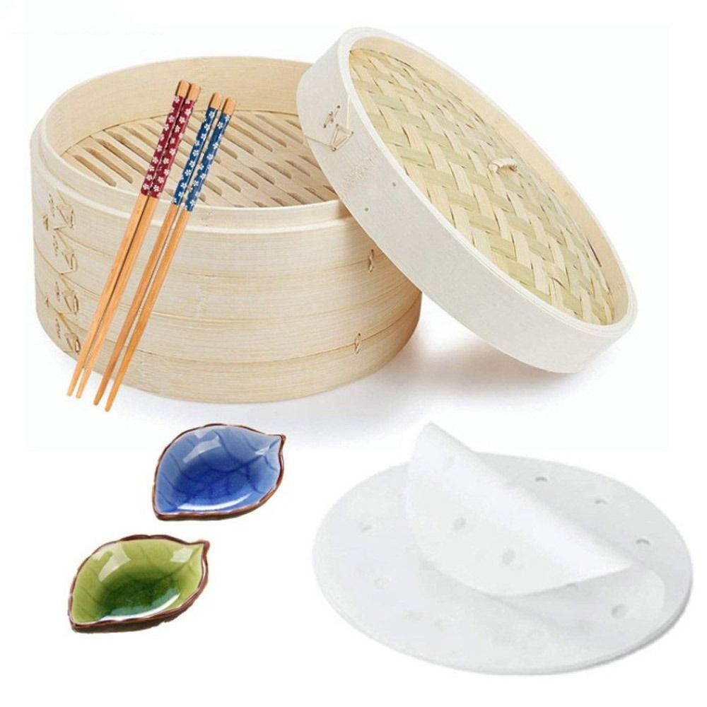 Chinese stoommandje van bamboe - Bao Steamer Bamboo recensie en prijs