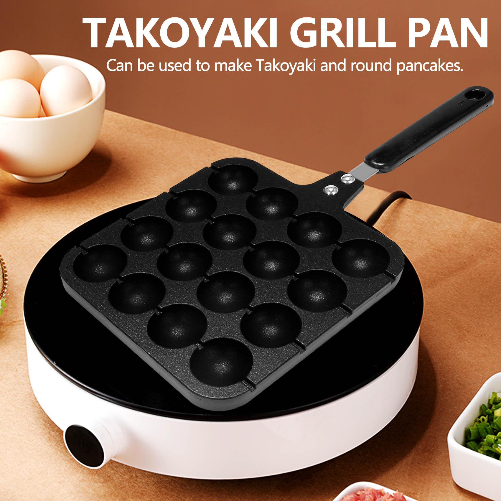 16-gaats aluminium takoyaki ma - Takoyaki Grill Plate recensie en prijs