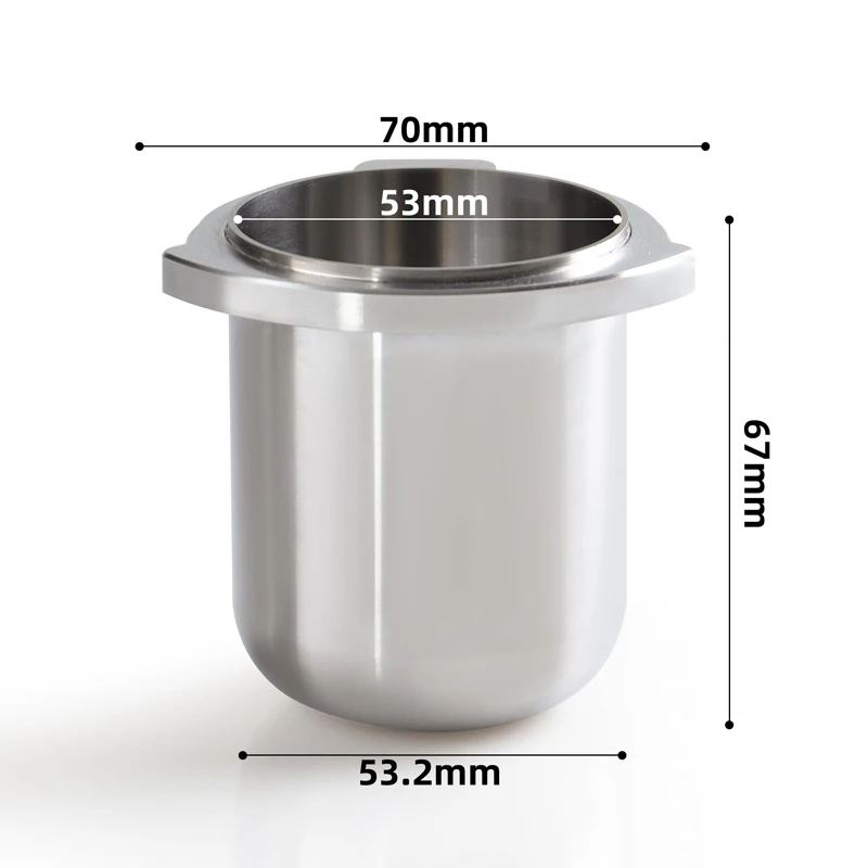 53,3 mm koffiepoederdoseerbeke - Breville Espresso Barista Express recensie en prijs