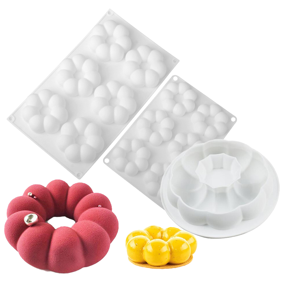 1 of 6 cellen bloemvormige don - Donut Mold Silicone recensie en prijs