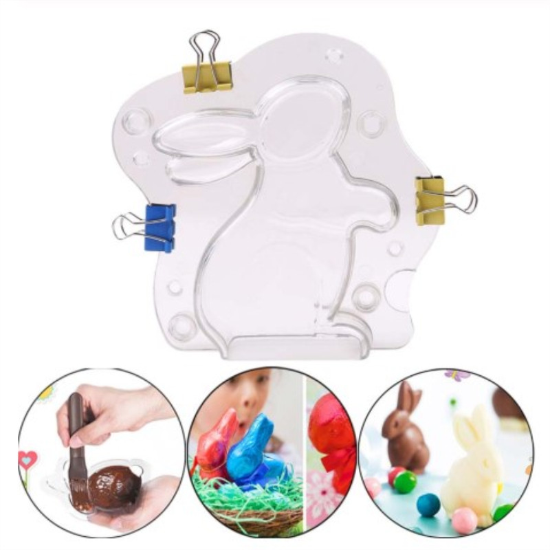 Nieuwe 3D Konijn vormige Choco - Bunny Cake Mold recensie en prijs