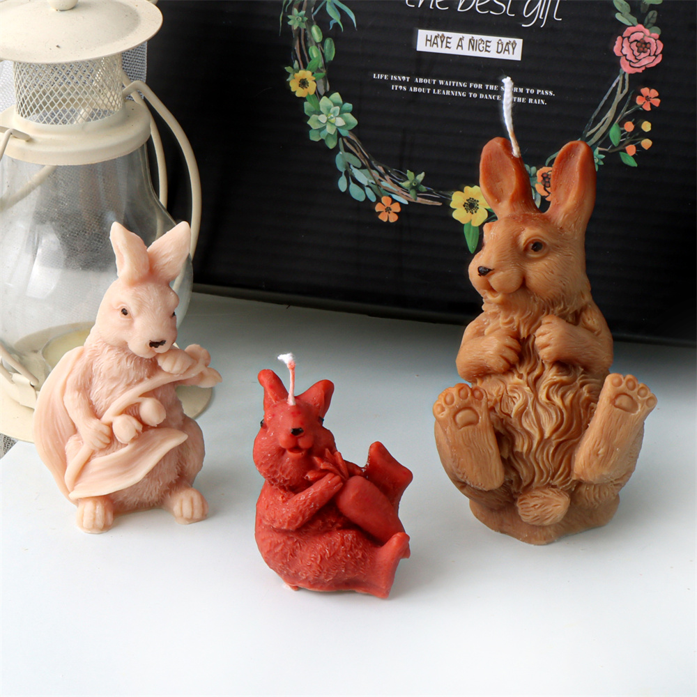 3D Bloem Konijn Kaars Silicone - Bunny Cake Mold recensie en prijs