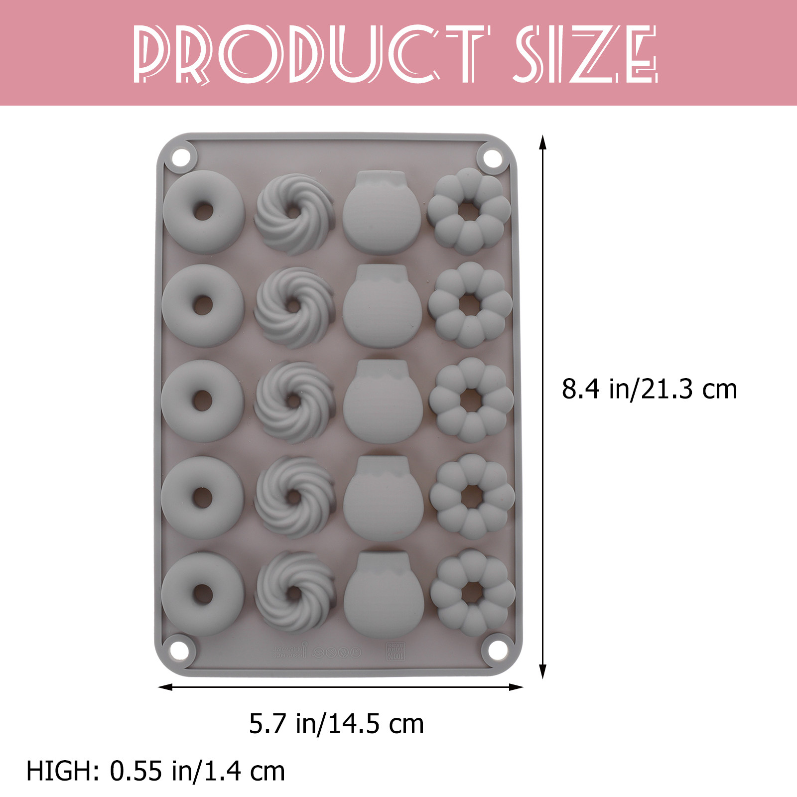 Chocolade Donutvorm Siliconen  - Donut Mold Silicone recensie en prijs